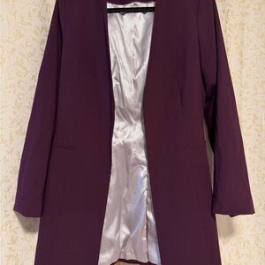 Calvin Klein Deep Purple Women's Blazer